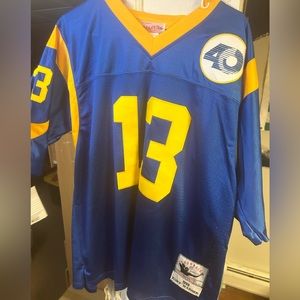 Kurt Warner jersey size large nwt St. Louis rams jersey